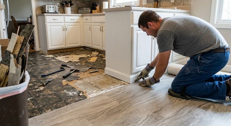 Linoleum Flooring Replacement