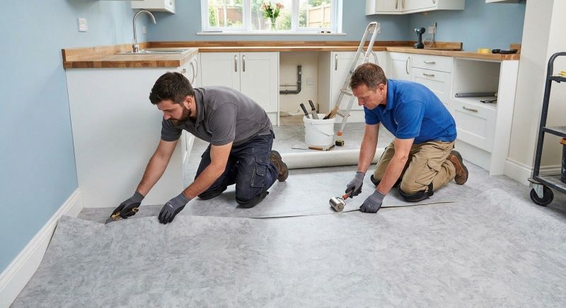 Sheet Linoleum Installation in Yorkville, IL