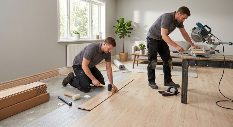 Laminate Floor Installation in Palatine, IL