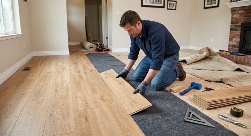 Laminate Floor Remodeling in Saint Charles, IL