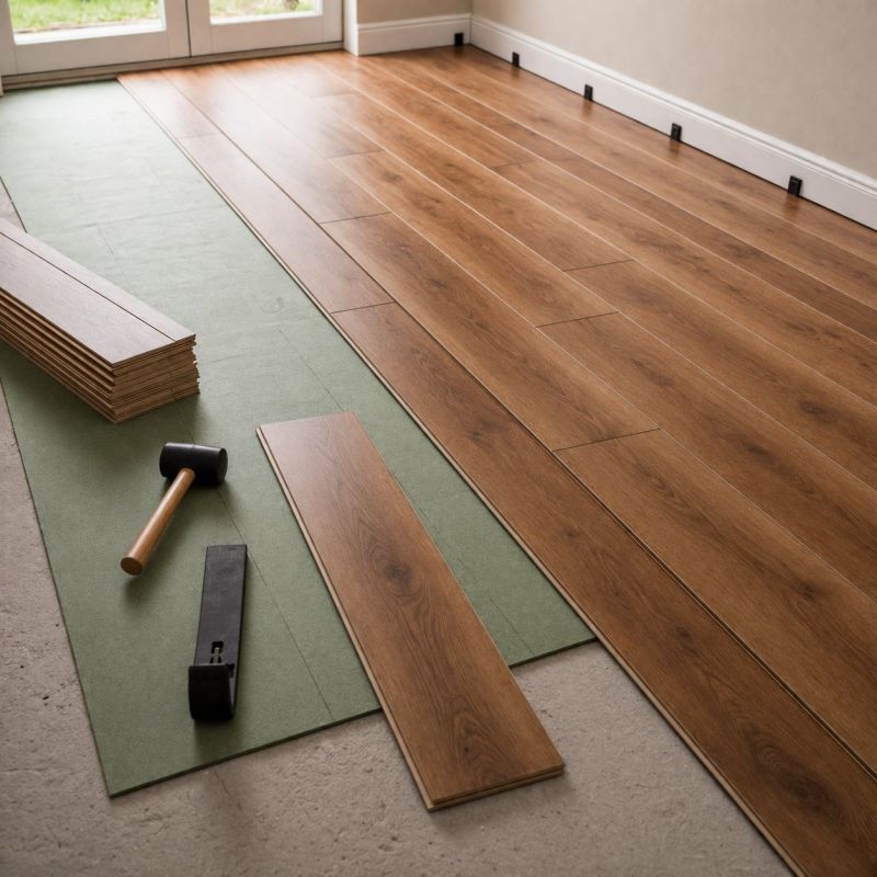 Laminate Floor Replacement in Elburn, IL