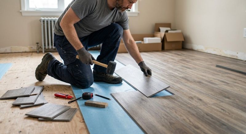 Linoleum Floor Installation in Huntley, IL
