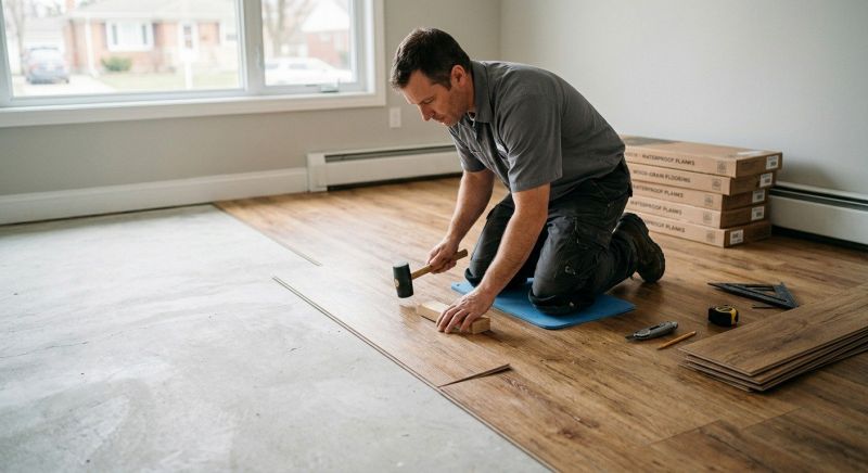 Linoleum Floor Installation in Kane County, IL