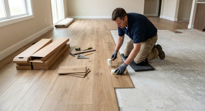 Luxury Vinyl Tile Installation in Genoa, IL