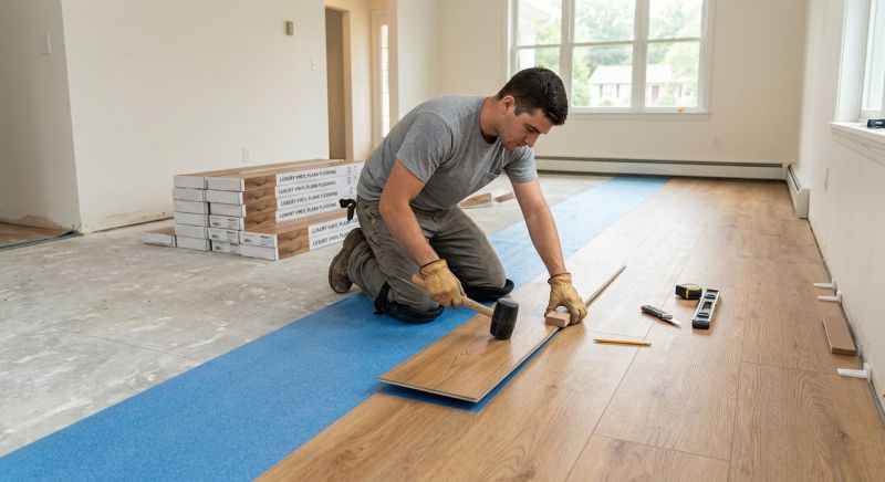 Luxury Vinyl Tile Installation in Itasca, IL