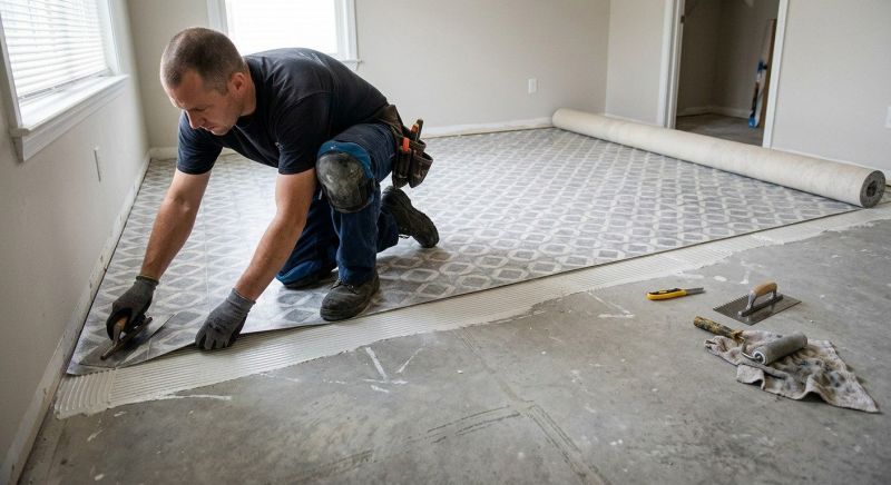 Sheet Flooring Installation in Darien, IL