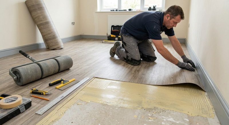 Sheet Flooring Installation in Lisle, IL