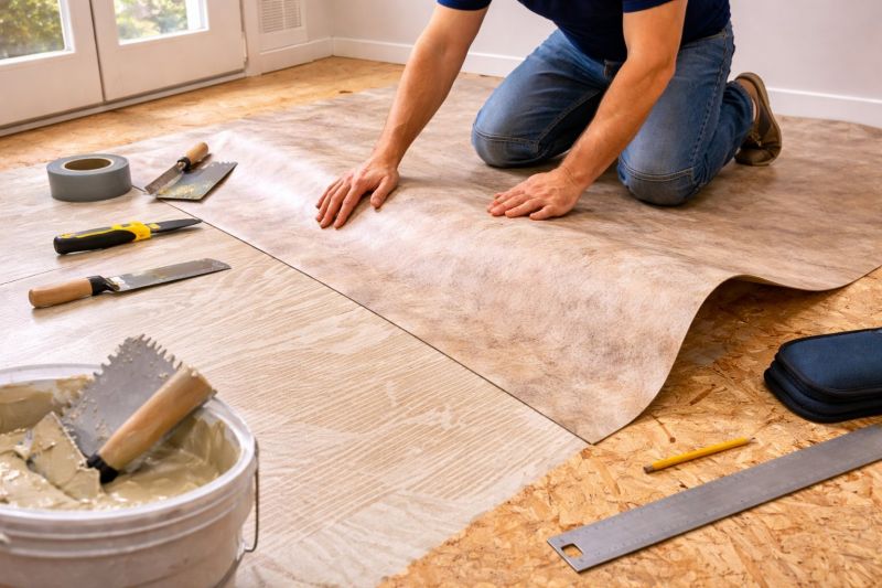 Sheet Vinyl Installation in Barrington, IL