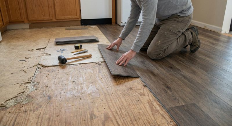 Vinyl Flooring Installation in Bellwood, IL