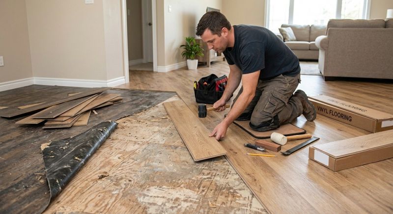 Vinyl Flooring Installation in Saint Charles, IL