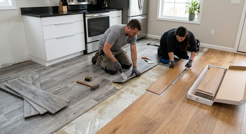 Vinyl Tile Replacement in Saint Charles, IL